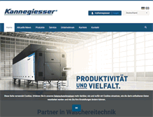 Tablet Screenshot of kannegiesser.com